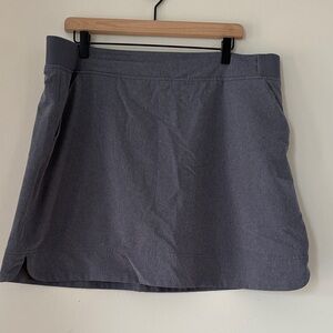 32 Degrees Women's Gray Athletic Skort with Side Pockets